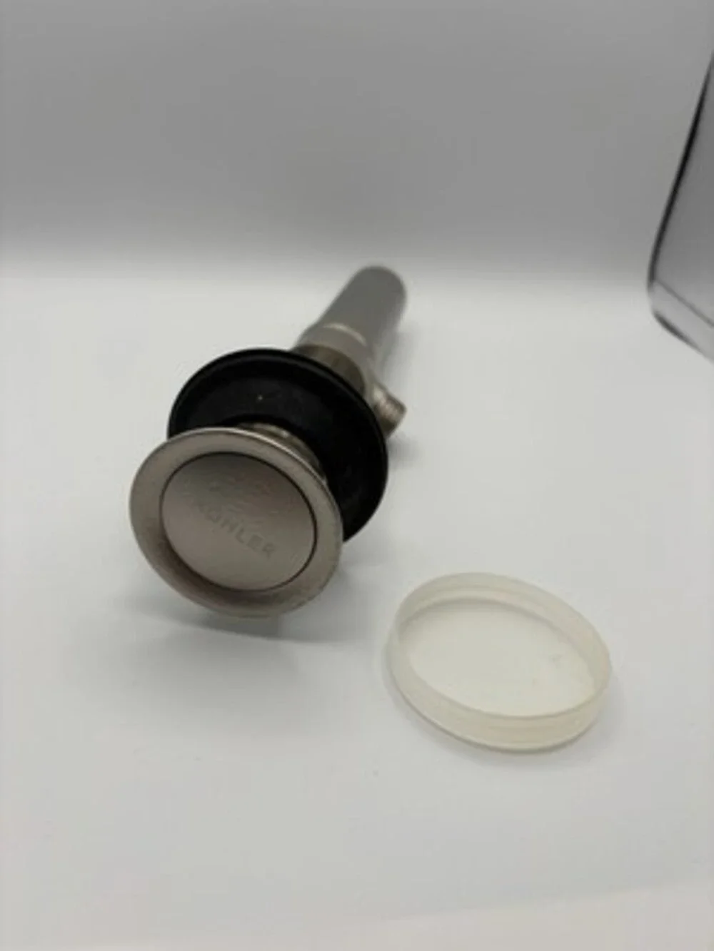 Kohler K-7114-RN Exposed Drain Vibrant Hammered Nickel w/ Installation Guide